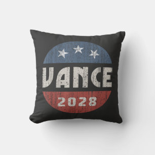 President Vance 2028 J.D. Vance 28 Vote Vance 2028 Throw Pillow