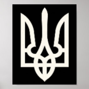 President Volodymyr Zelensky Ukrainian Trident Zel Poster