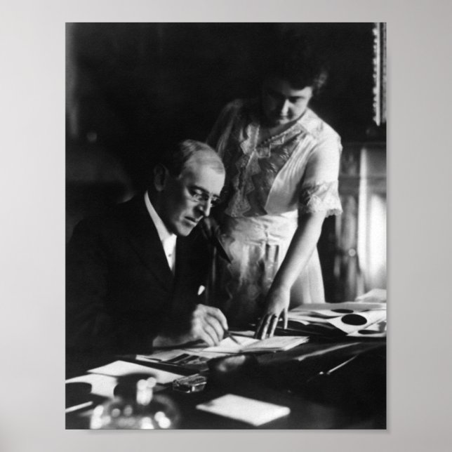 President Wilson and First Lady Edith - 1920 Poster (Front)