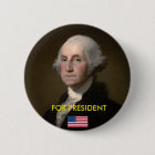 Presidential Button: Washington For President