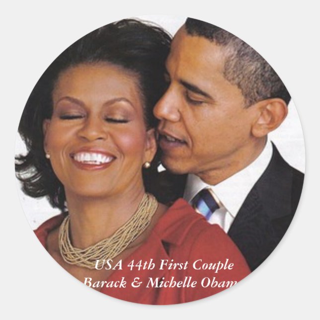 Presidential Commemorative Products Classic Round Sticker (Front)