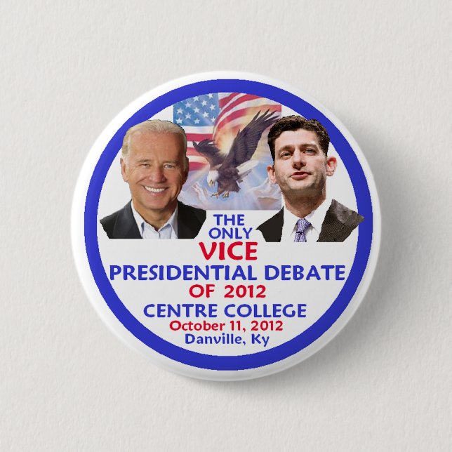 Presidential Debate 2 Inch Round Button (Front)