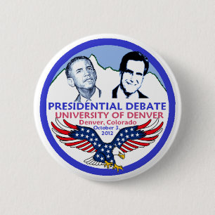 Presidential Debate 2 Inch Round Button