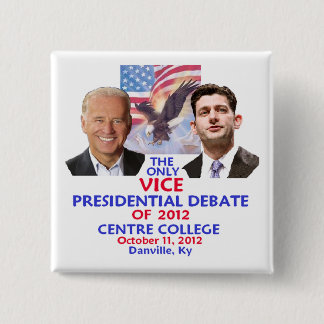 Presidential Debate 2 Inch Square Button