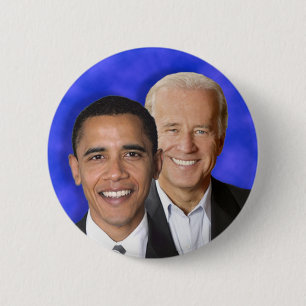 Presidential Democratic Blue Team Machine 2 Inch Round Button