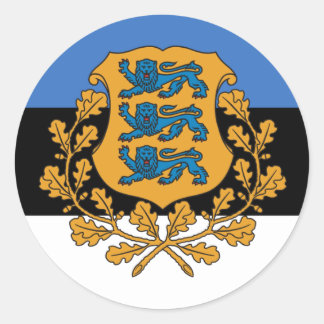 Presidential Estonia, Estonia Classic Round Sticker