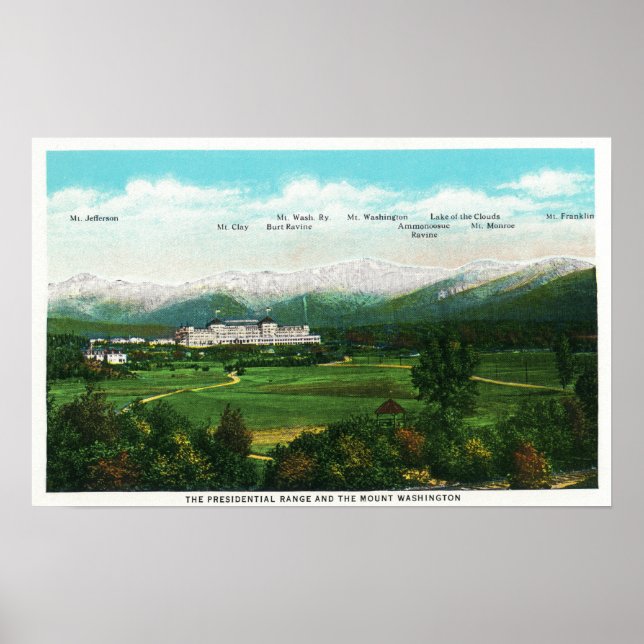 Presidential Range View # 3 Poster (Front)