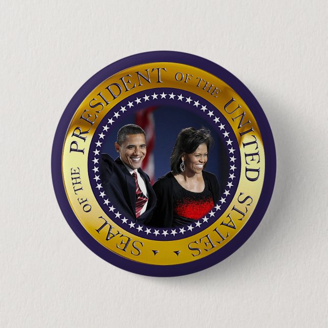 Presidential Seal 2 Inch Round Button (Front)