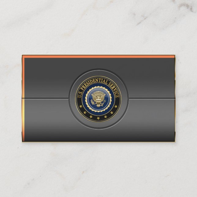 Presidential Service Badge [PSB] Special Edition Business Card (Front)