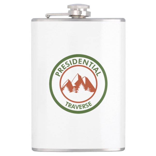 Presidential Traverse Hip Flask (Front)