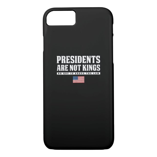 Presidents Are Not Kings USA Flag No Kings In Amer Case-Mate iPhone Case (Back)