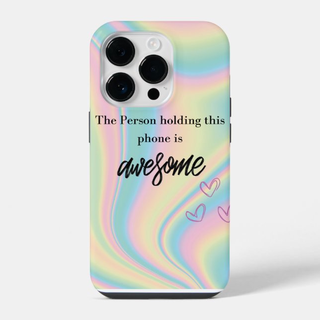 Presonalized Colourful  iPhone Case (Back)