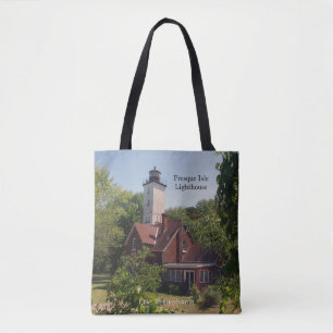 Presque Isle Lighthouse Erie,PA all over tote bag