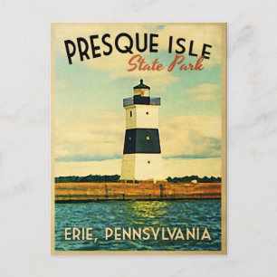 Presque Isle Lighthouse Postcard