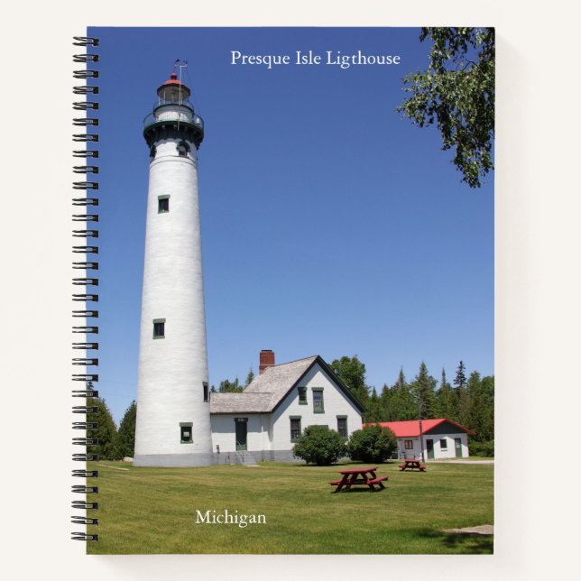 Presque Isle & Old Presque Isle Lighthouse Notebook (Front)