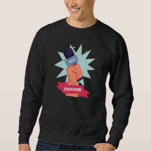 Press Matters Support Journalist Freedom Of The Pr Sweatshirt