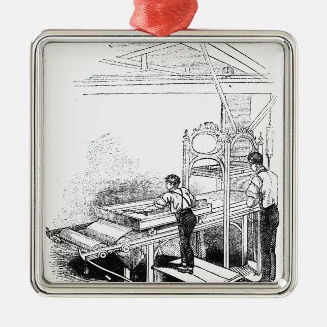 Press-printing Metal Ornament (Front)