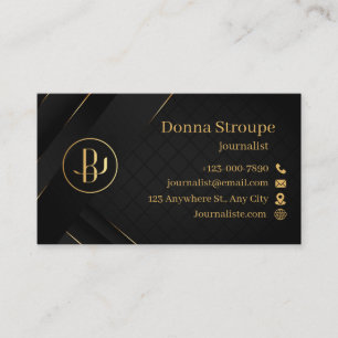 Press Reporter and Newspaper  Business Card