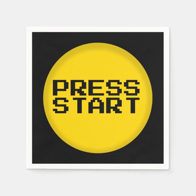 PRESS START NAPKIN (Front)