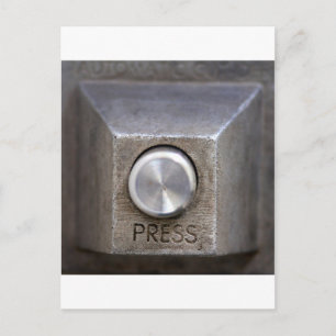 Press the Button Postcard