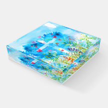 Aquarelle Jardin de Foi