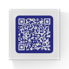 Créer un code QR analysable | Bleu foncé modifiabl