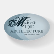 La musique est Liquide Architecture Paperweight