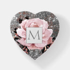 LETTRE Rose Glam Élégante Parties scintillant Mono