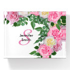 Monogramme et nom - Roses roses roses