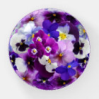 Papier rond Pansies