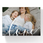 Photo personnalisé élégant écriture amour