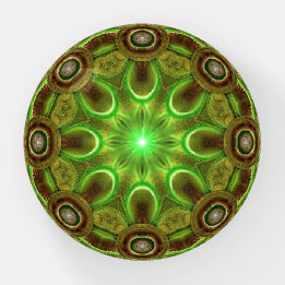 Presse-papiers Poids de papier en verre Earth Star