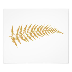 Pressed Botanical Fern Leaf - Choose Any Colour Photo Print