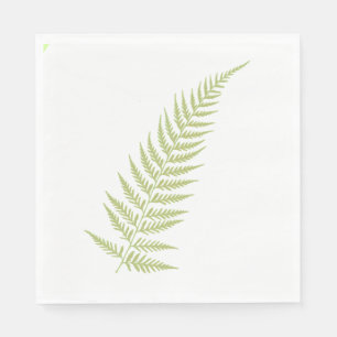 Pressed Botanical Fern Leaf - Mix and Match Colour Napkin