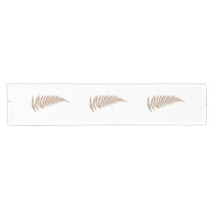 Pressed Botanical Fern Leaf - Mix and Match Colour Short Table Runner