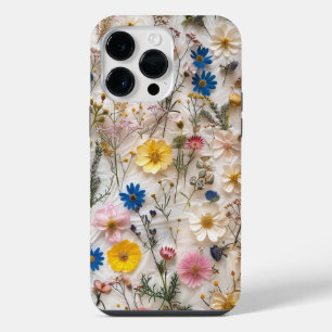 Pressed Daisy Flower Real Floral Botanical iPhone 14 Pro Max Case