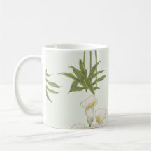 Pressed Flowers Mug, Boho Wildflowers Cottagecore