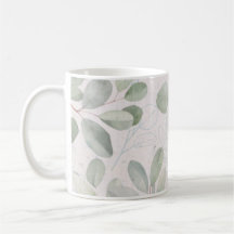 Pressed Flowers Mug, Spring Floral Nature