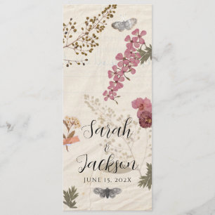 Pressed Flowers Shabby Garden Chic Program