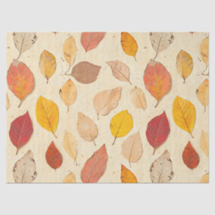 Pressed Leaf Harmony – Vintage Botanical Tissue Paper