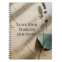 Pressed Rose Keepsake Guest Book | Heirloom Floral