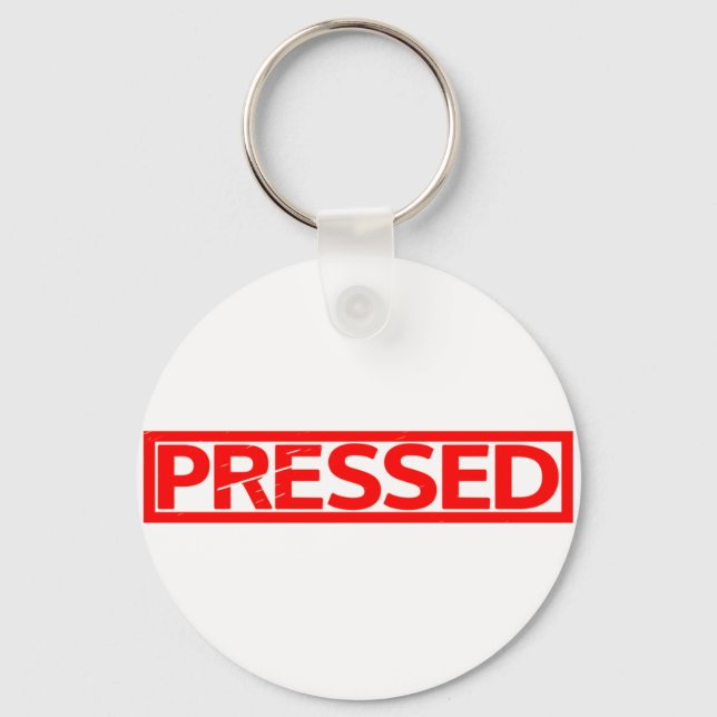 Pressed Stamp Keychain (Front)
