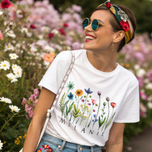 PRESSED WILD FLOWERS Tri-Blend SHIRT