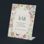 Pressed Wildflower Floral Bridal Shower Bouquet Pedestal Sign<br><div class="desc">Designed to complement & fill out our brdal shower suite, this Beautiful "bressed Wildflower Floral Frame" bouquet bar pedestal sign. In this design, you find a world where stress and overwhelm seem to be the expectations of everyday life, it’s nice to find something that gives us a much-needed reminder to...</div>