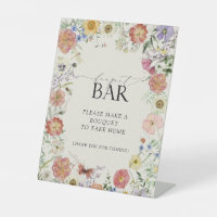 Pressed Wildflower Floral Bridal Shower Bouquet