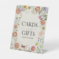 Pressed Wildflower Floral Bridal Shower Gift