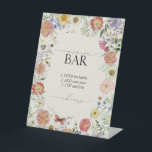 Pressed Wildflower Floral Bridal Shower Minosa Pedestal Sign<br><div class="desc">Designed to complement & fill out our brdal shower suite, this Beautiful "bressed Wildflower Floral Frame" minosa bar pedestal sign. In this design, you find a world where stress and overwhelm seem to be the expectations of everyday life, it’s nice to find something that gives us a much-needed reminder to...</div>