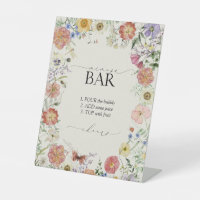 Pressed Wildflower Floral Bridal Shower Minosa