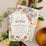 Pressed Wildflower Floral Frame Bridal Shower Invitation<br><div class="desc">In a world where stress and overwhelm seem to be the expectations of everyday life, it’s nice to find something that gives us a much-needed reminder to slow down and admire the beauty around us - like pressed flowers! Our Pressed Wildflower Floral Frame Bridal Shower Invitation is truly an ode...</div>