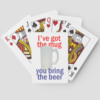 pressing playing cards